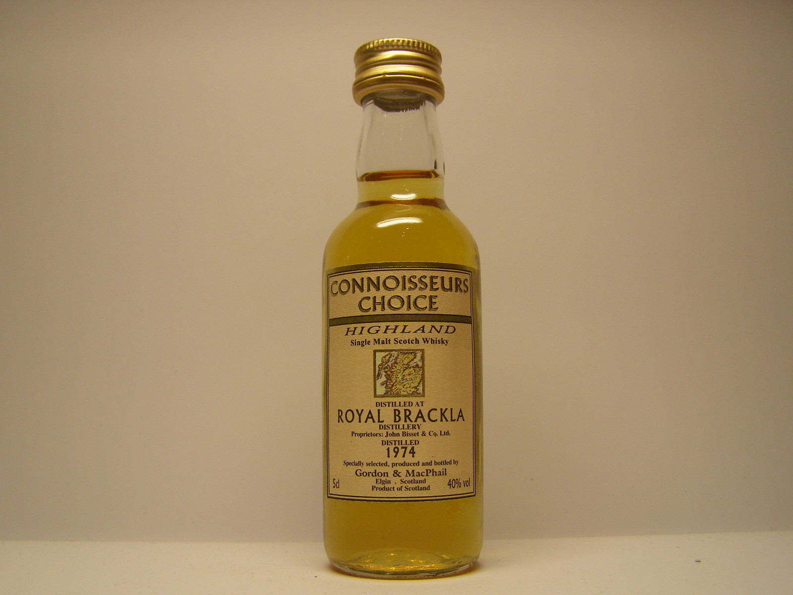 HSMSW 1974 "Connoisseurs Choice" 5cl 40%vol 